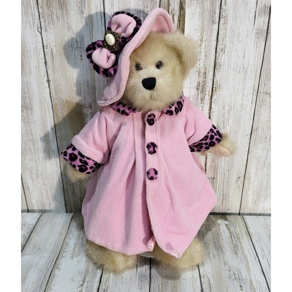 Other - Heritage Collection Bear Channel Pink Dress Trim Coat‎ and Matching Hat GANZ